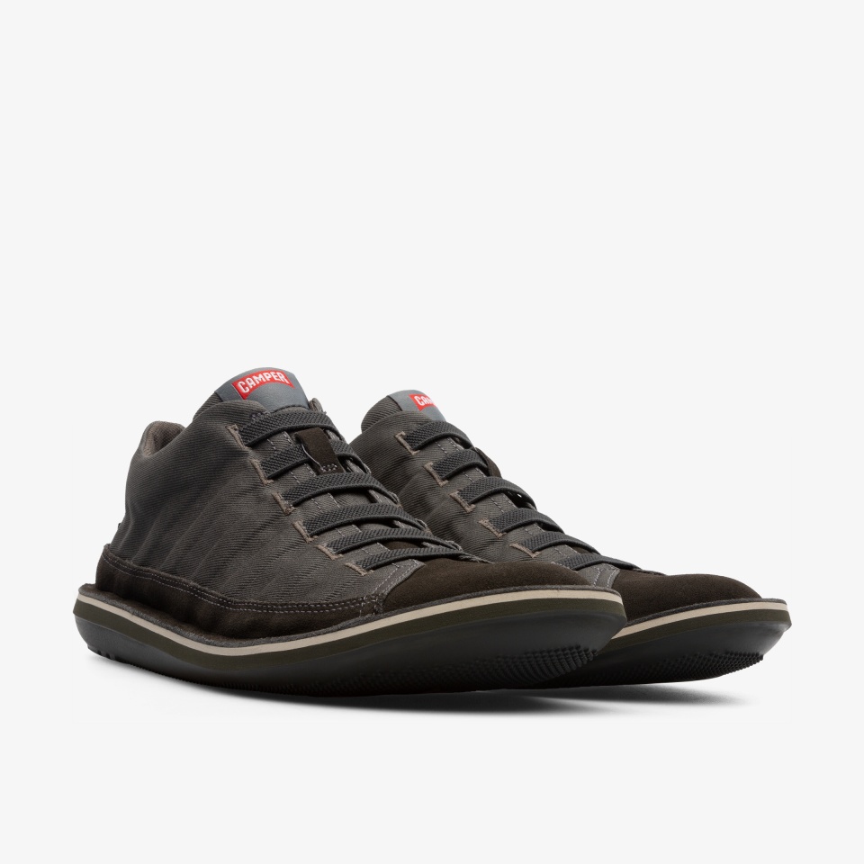 Camper Beetle Dark Grey - Camper Mens Ankle Boots ||2719-YNBQT||